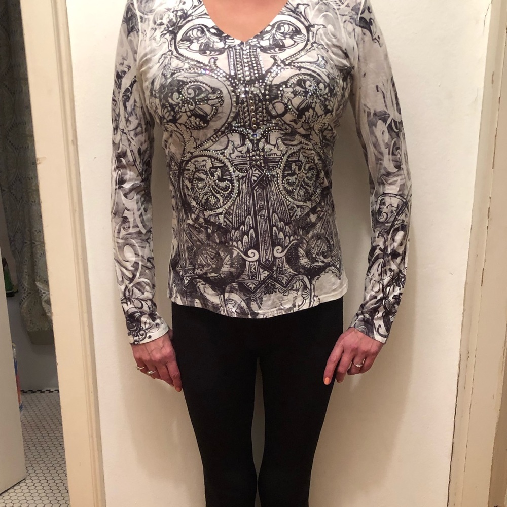 Bedazzled Long Sleeve T